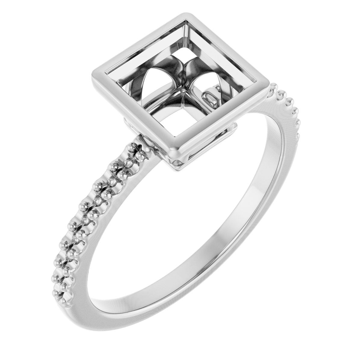 Bezel-Set Engagement Ring