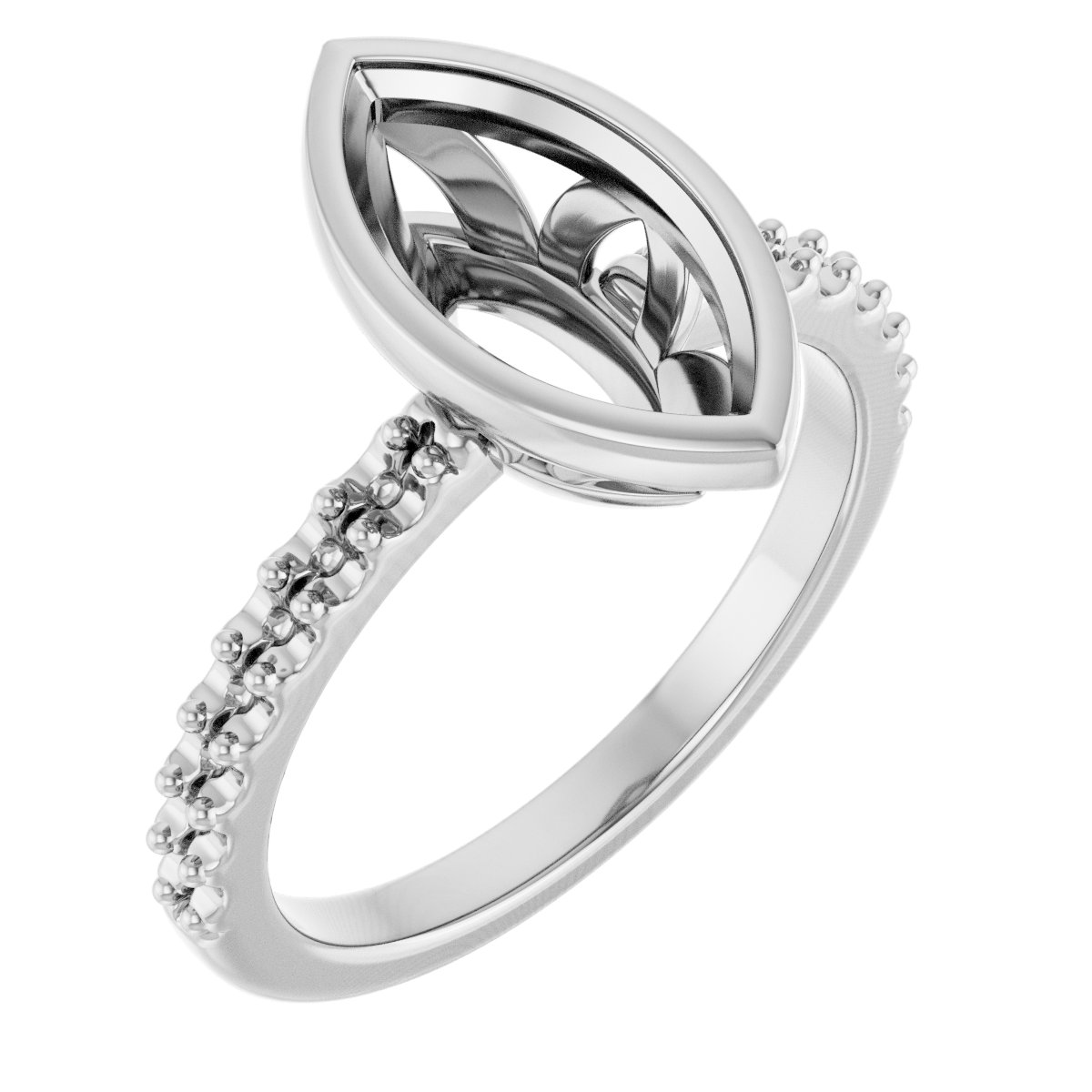 Bezel-Set Engagement Ring