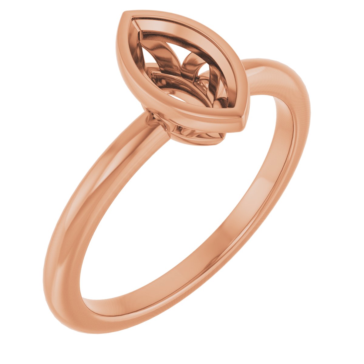 Bezel-Set Engagement Ring