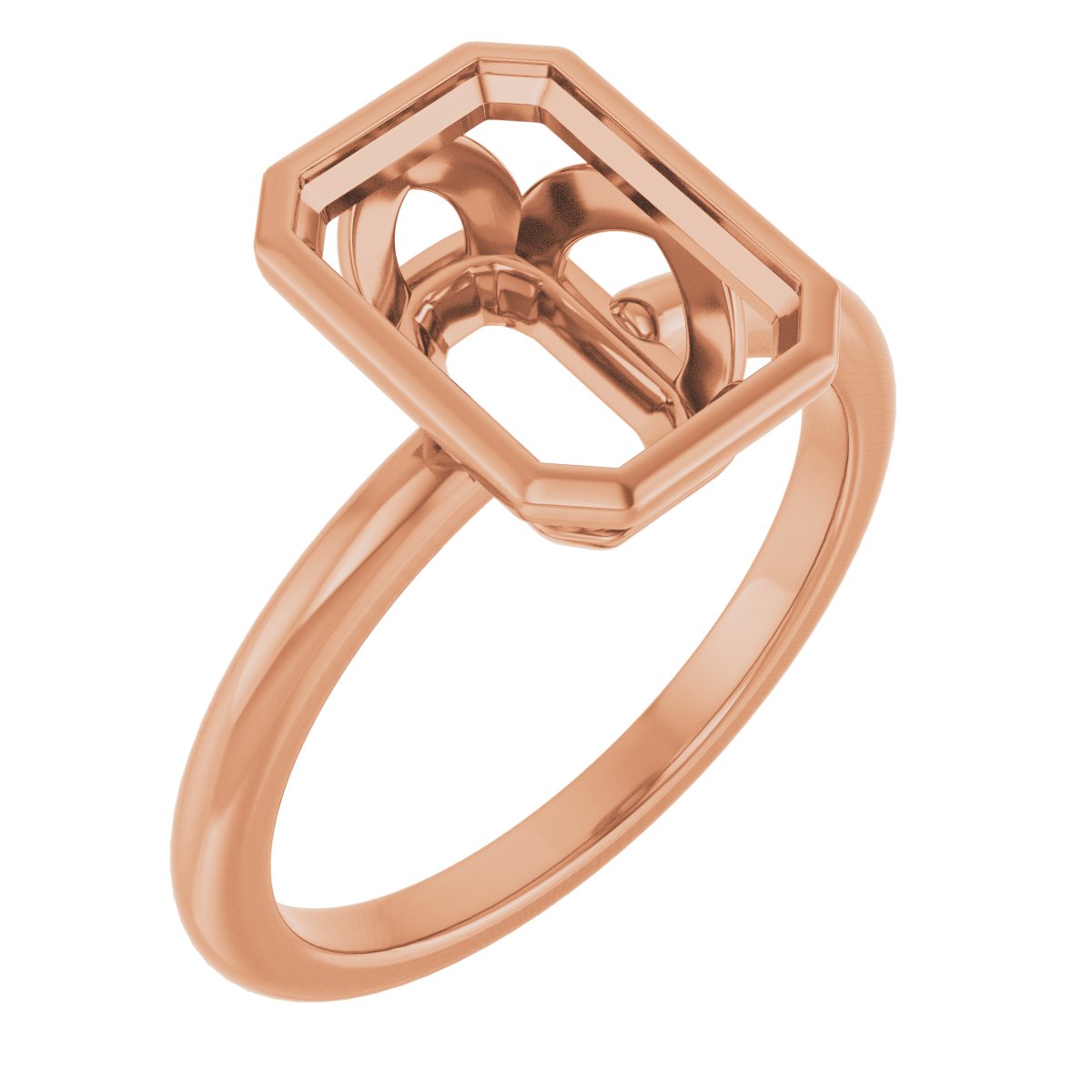 Bezel-Set Engagement Ring