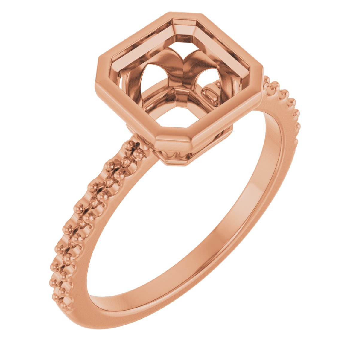 Bezel-Set Engagement Ring