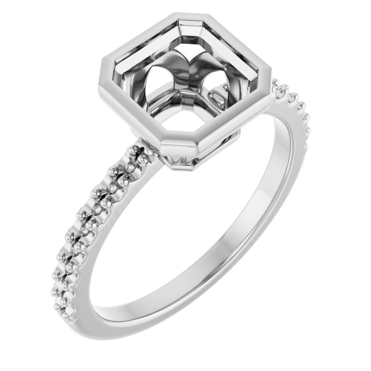 Bezel-Set Engagement Ring