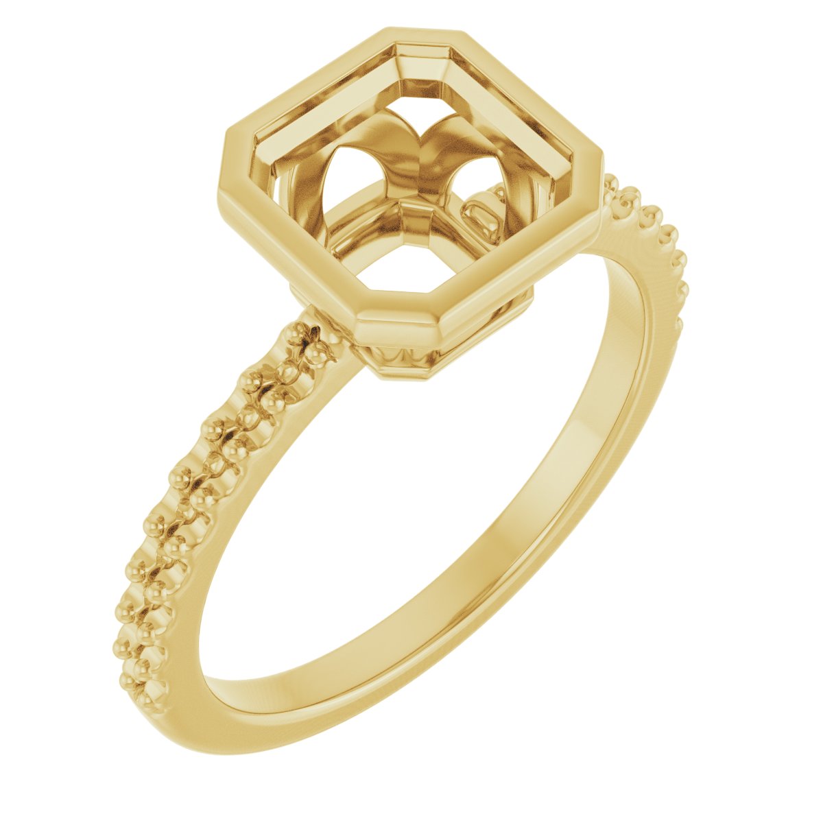 Bezel-Set Engagement Ring