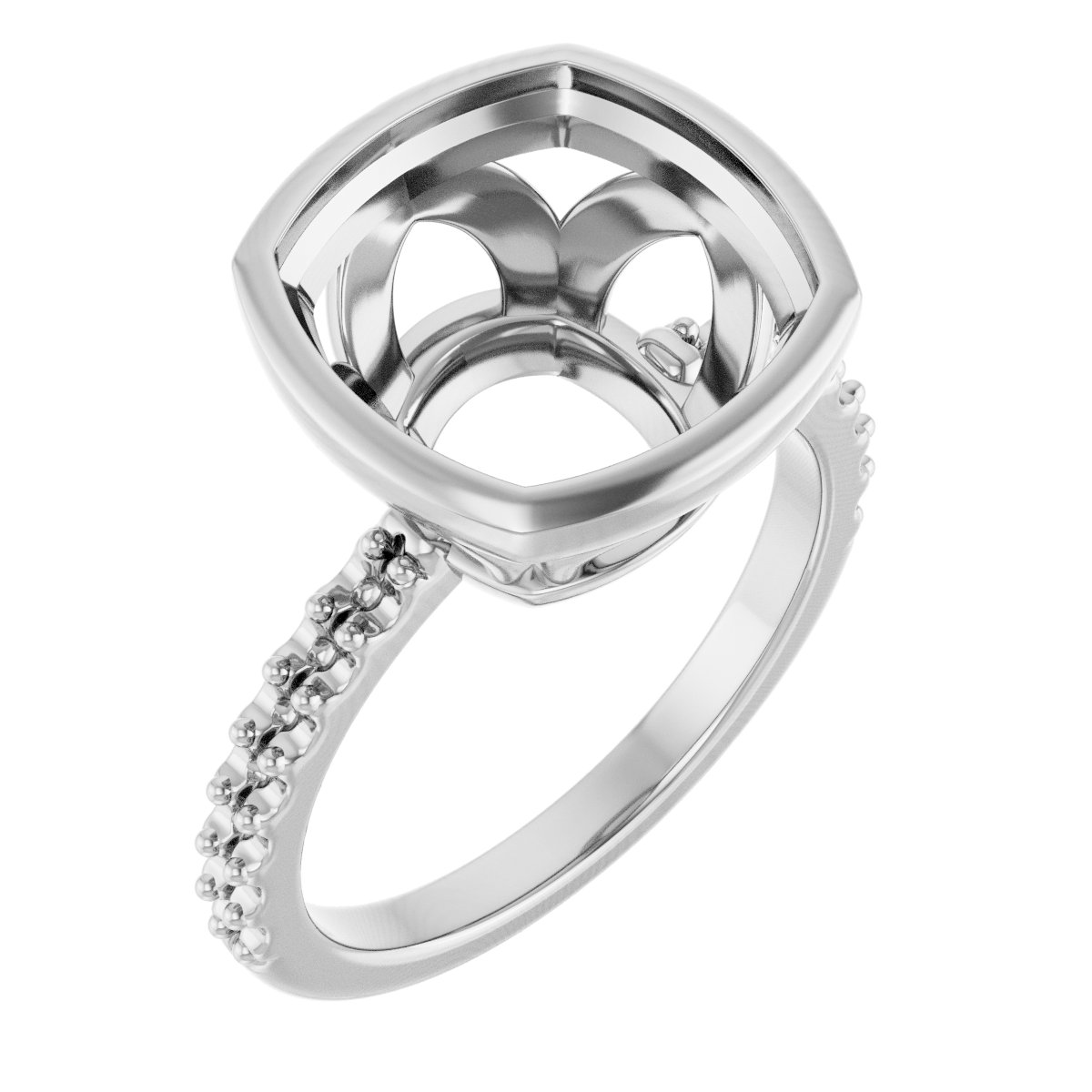 Bezel-Set Engagement Ring