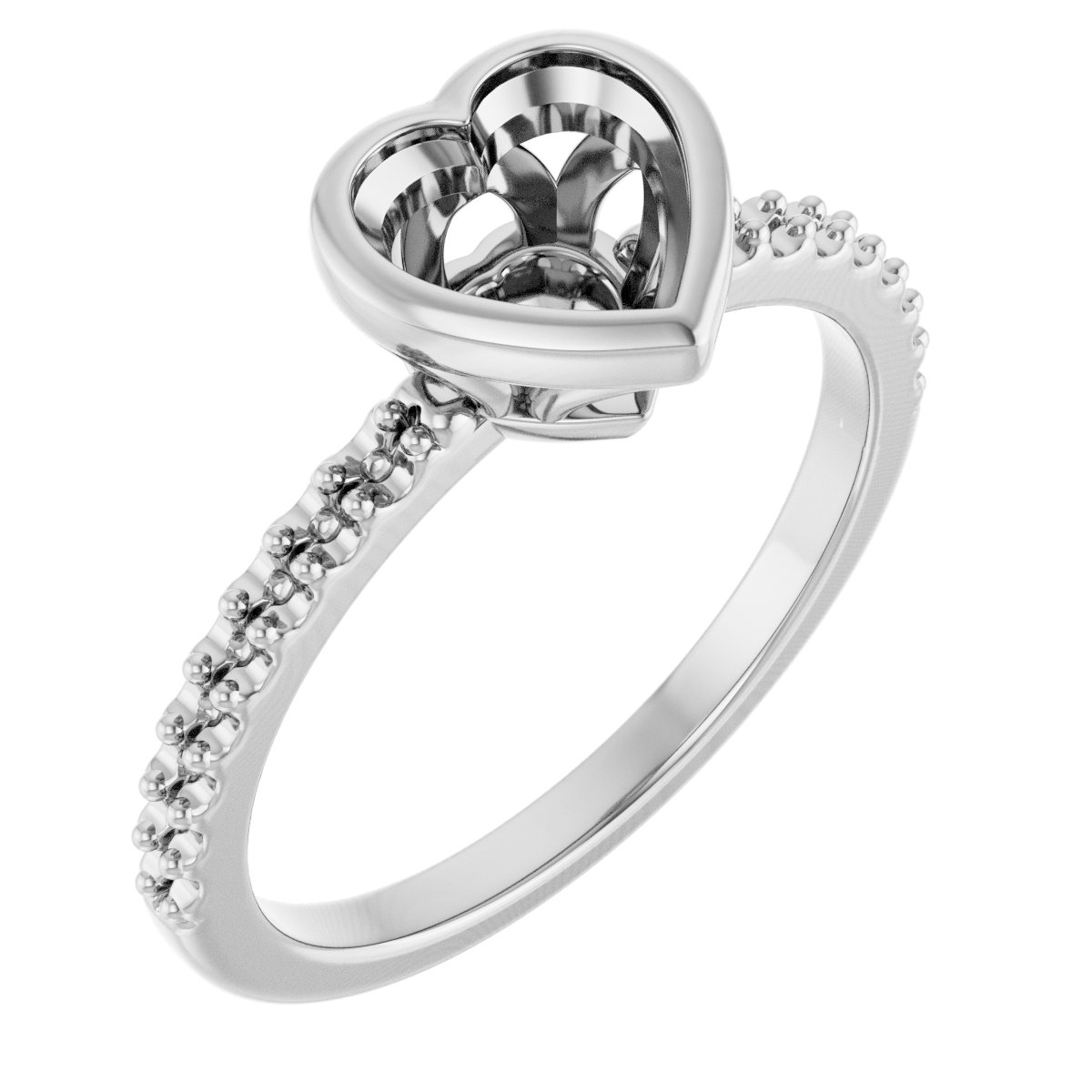 Bezel-Set Engagement Ring