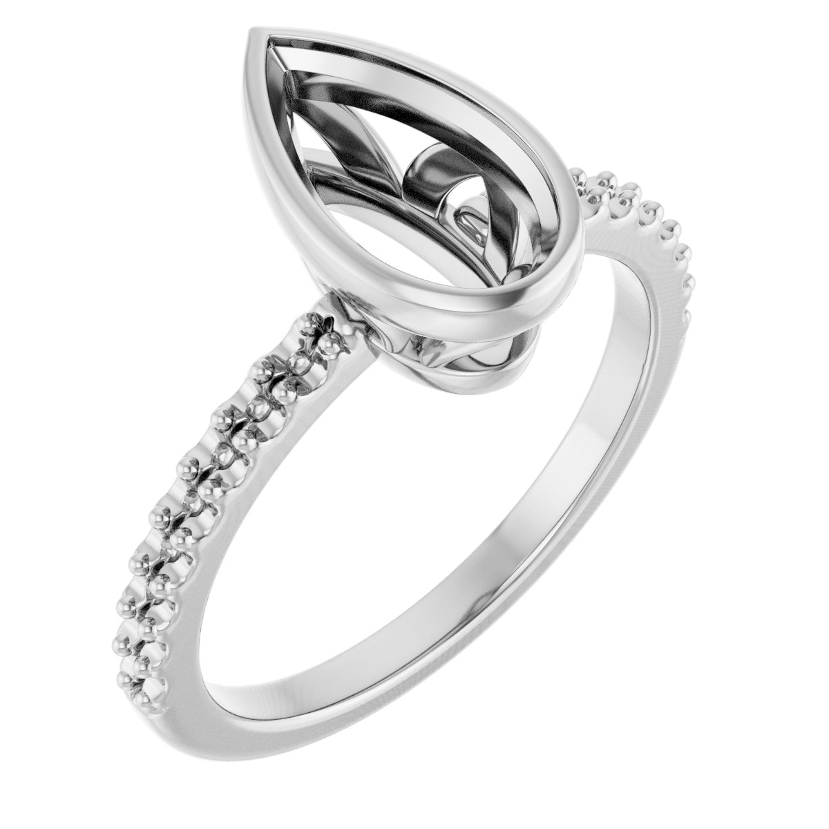 Bezel-Set Engagement Ring