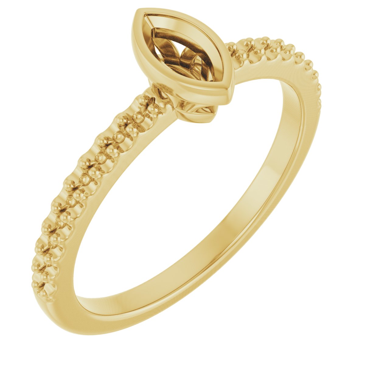 Bezel-Set Engagement Ring
