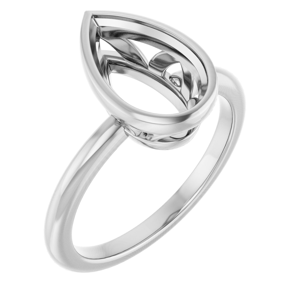 Bezel-Set Engagement Ring