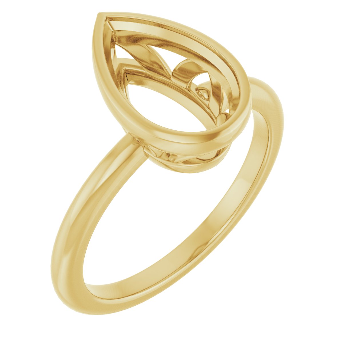 Bezel-Set Engagement Ring