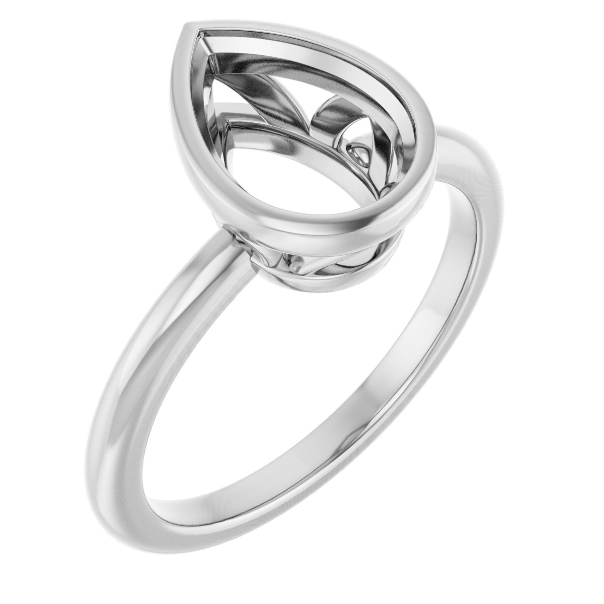 Bezel-Set Engagement Ring