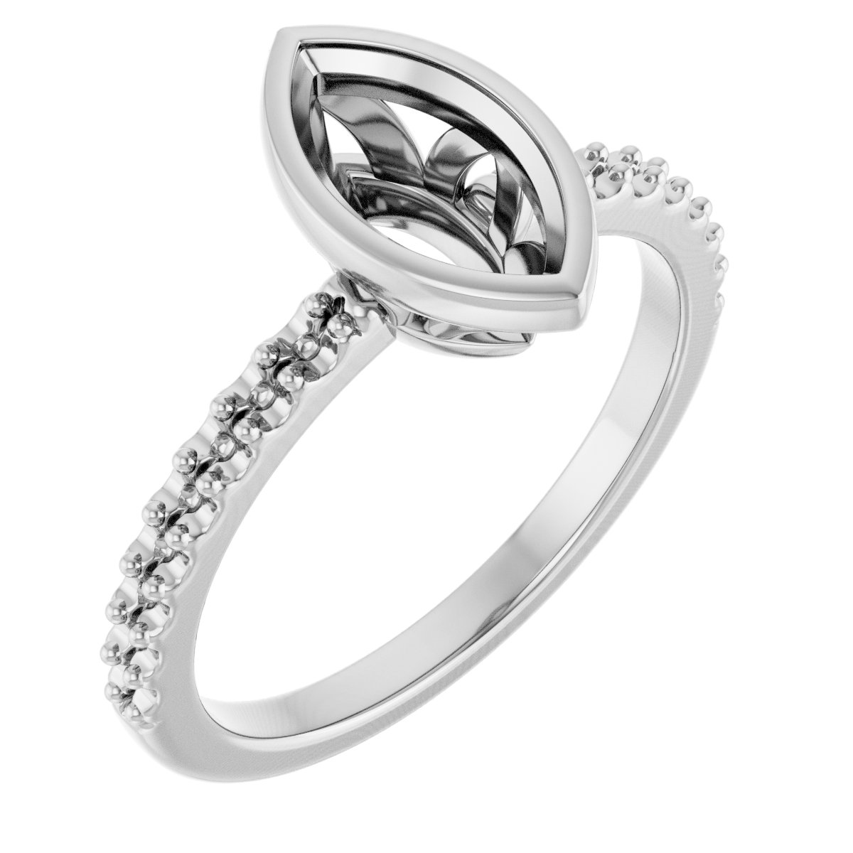 Bezel-Set Engagement Ring