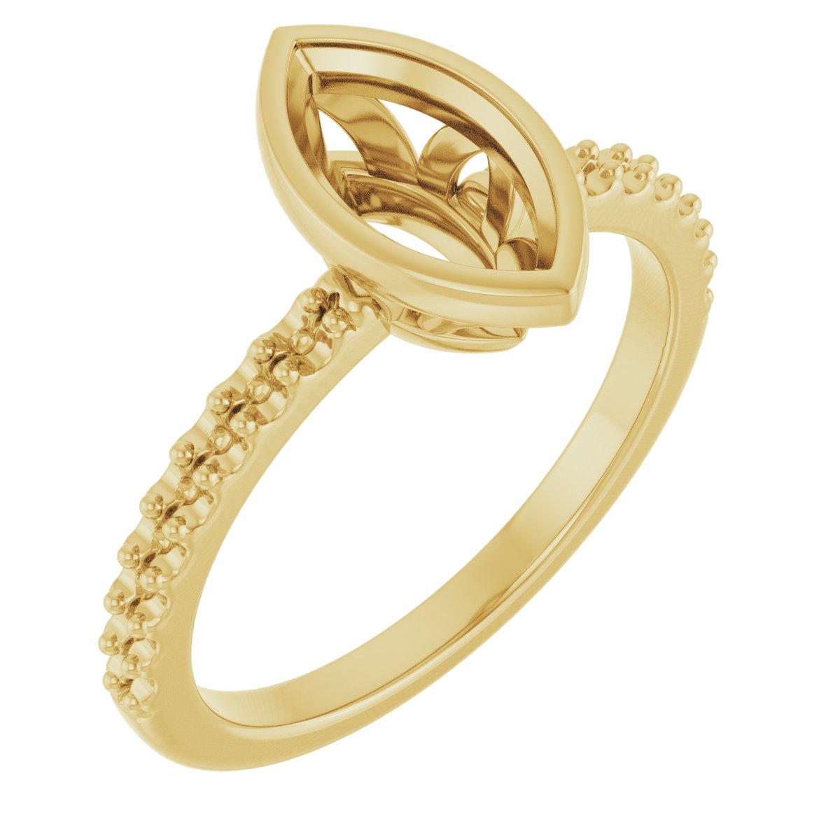 Bezel-Set Engagement Ring
