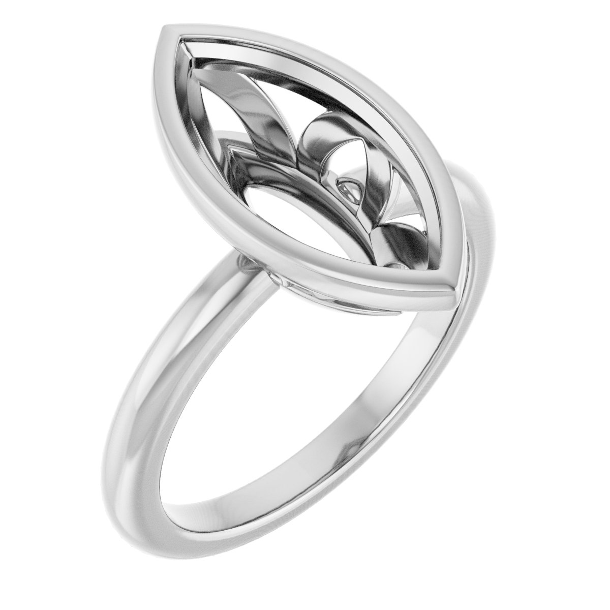 Bezel-Set Engagement Ring