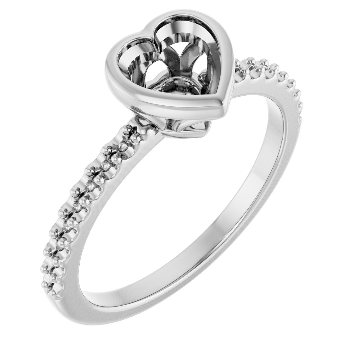 Bezel-Set Engagement Ring