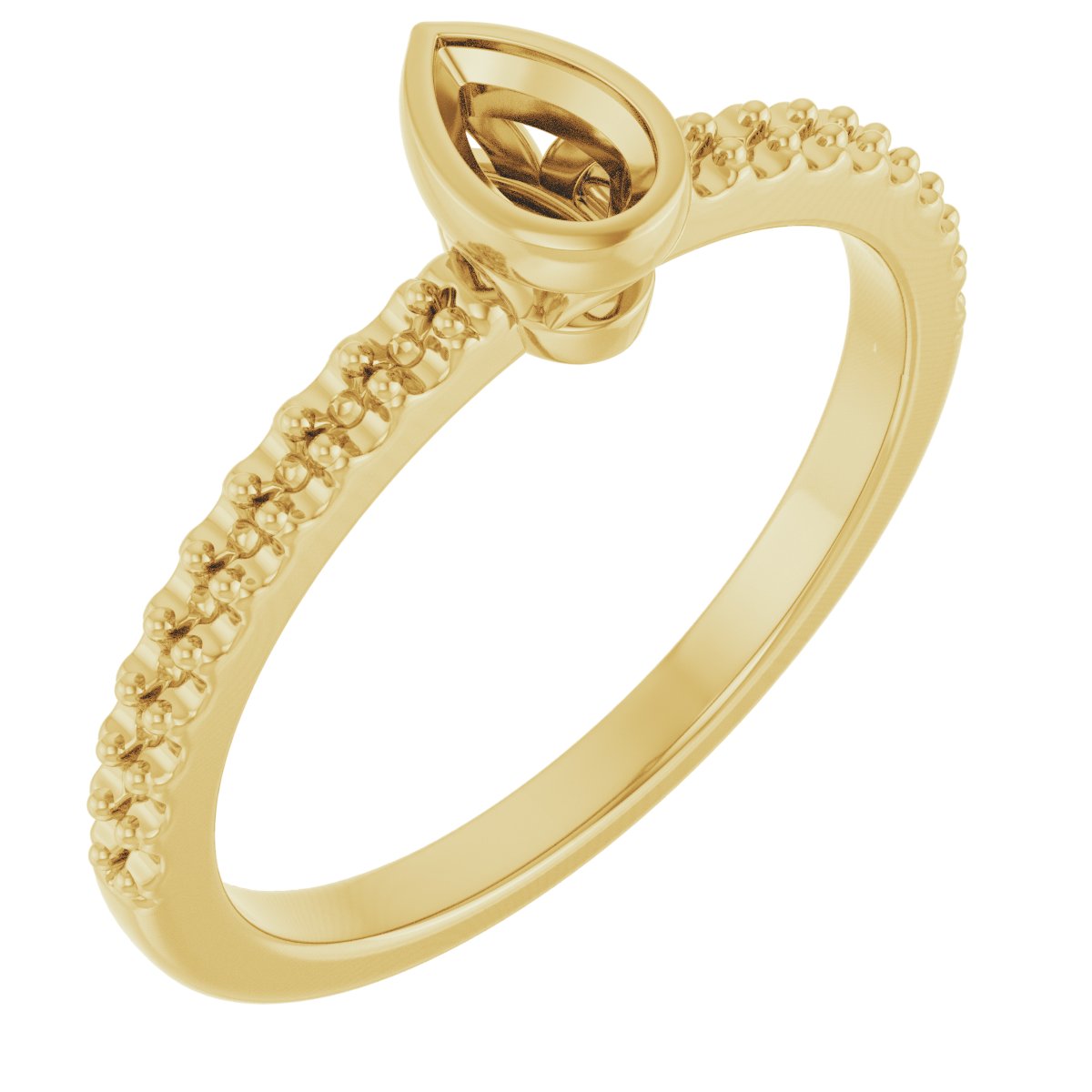 Bezel-Set Engagement Ring