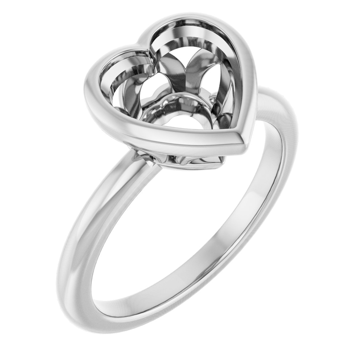 Bezel-Set Engagement Ring