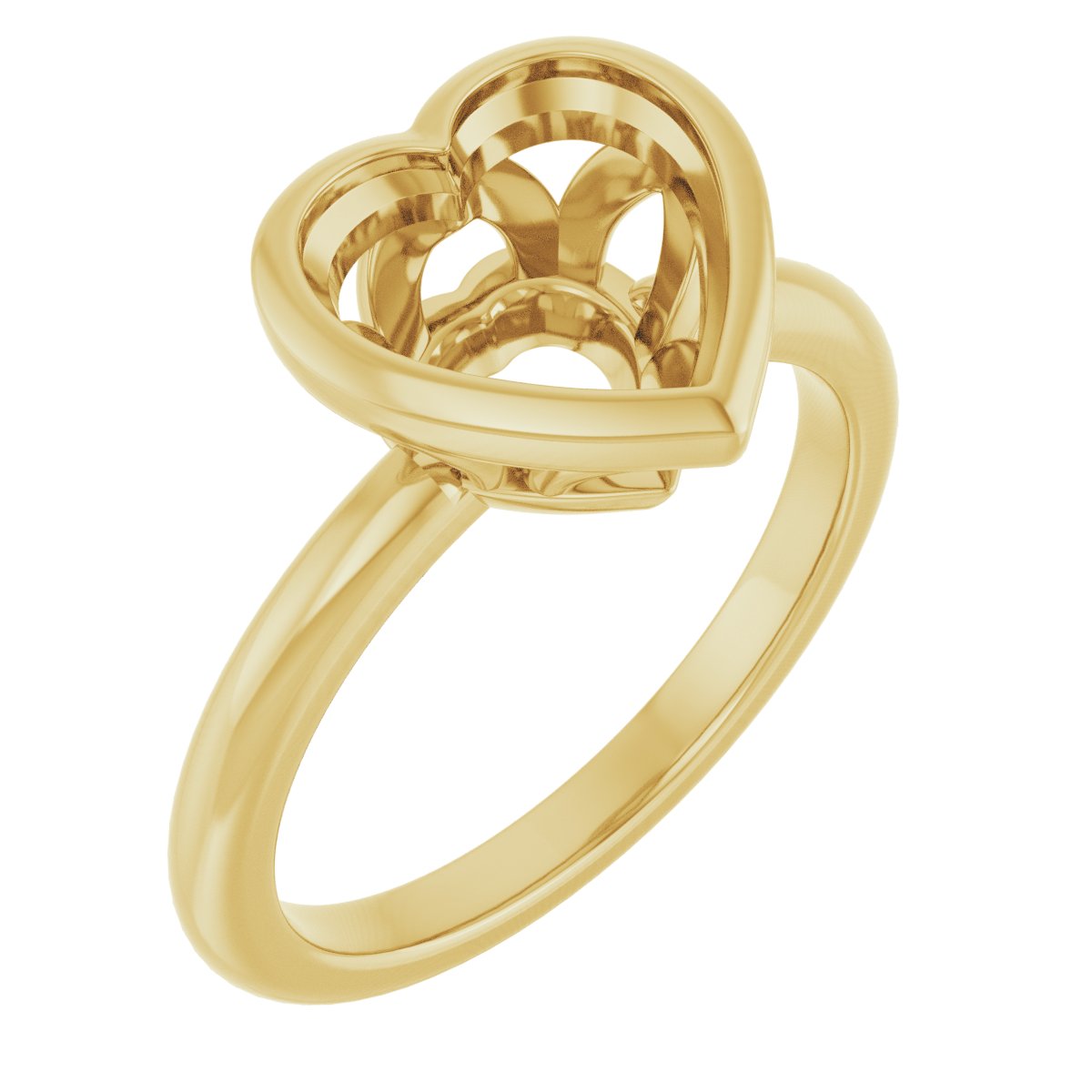 Bezel-Set Engagement Ring
