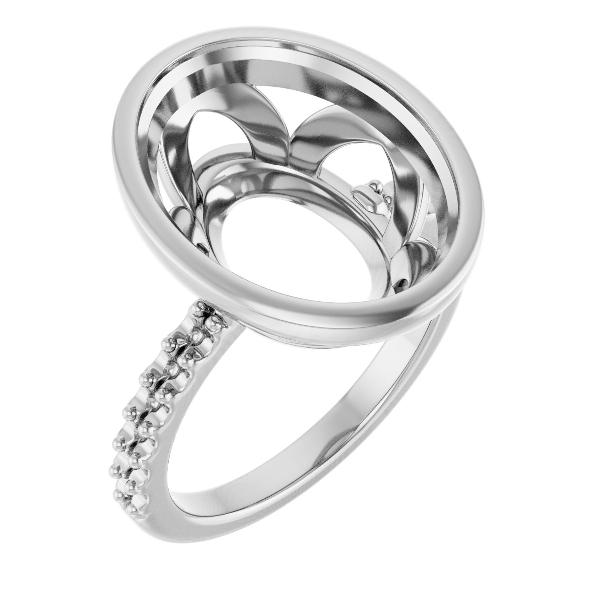 Bezel-Set Engagement Ring