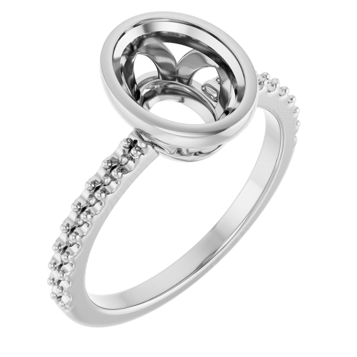 Bezel-Set Engagement Ring