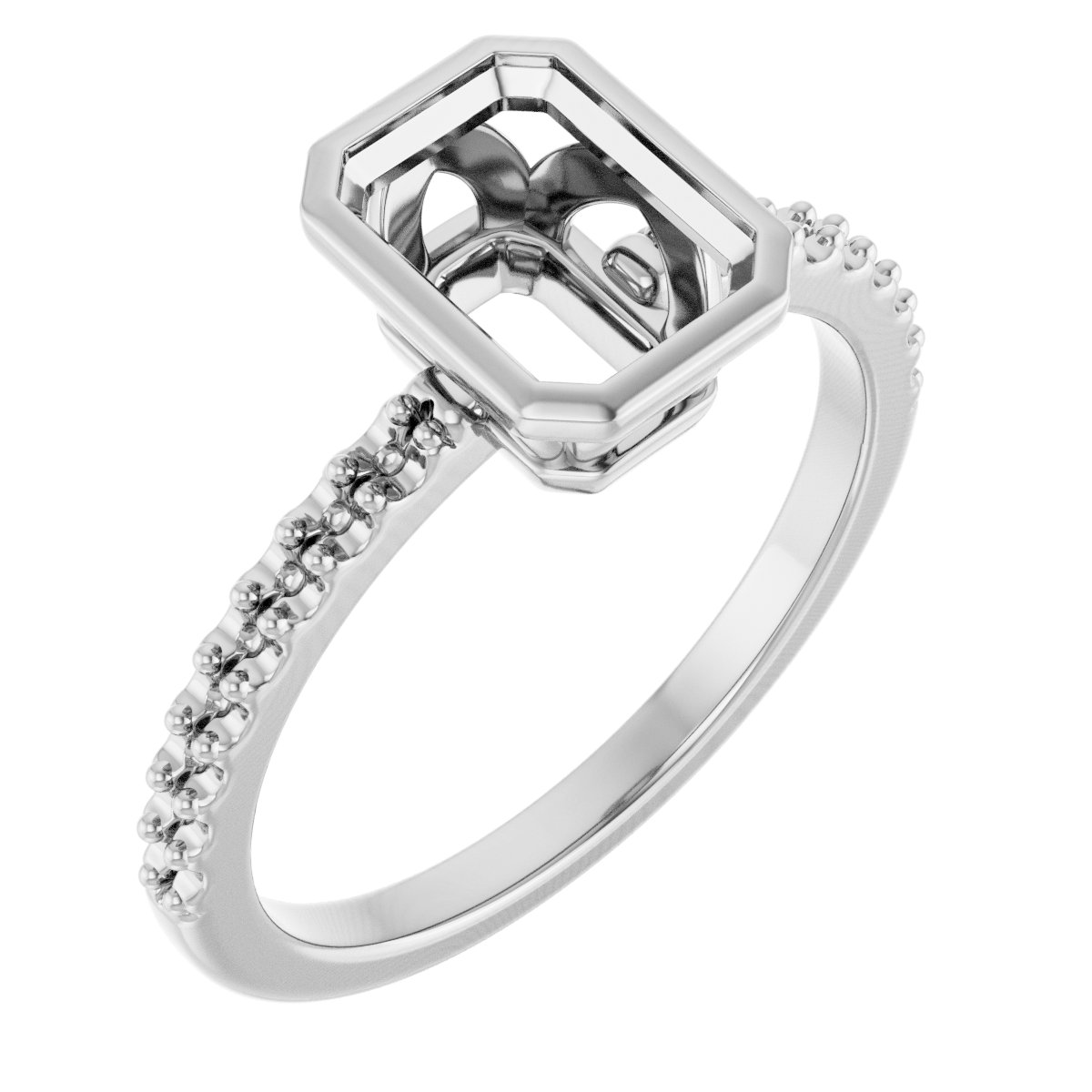 Bezel-Set Engagement Ring