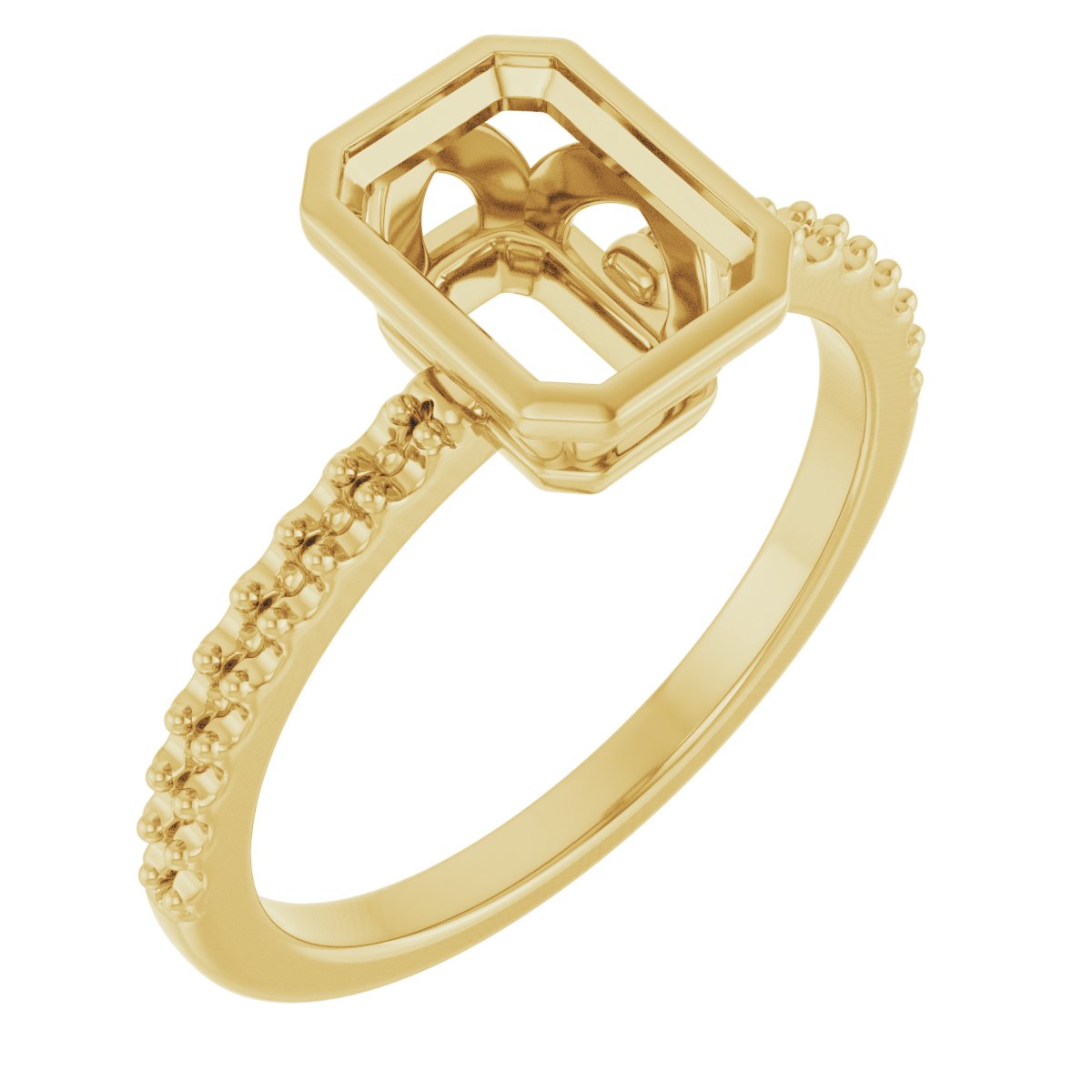 Bezel-Set Engagement Ring