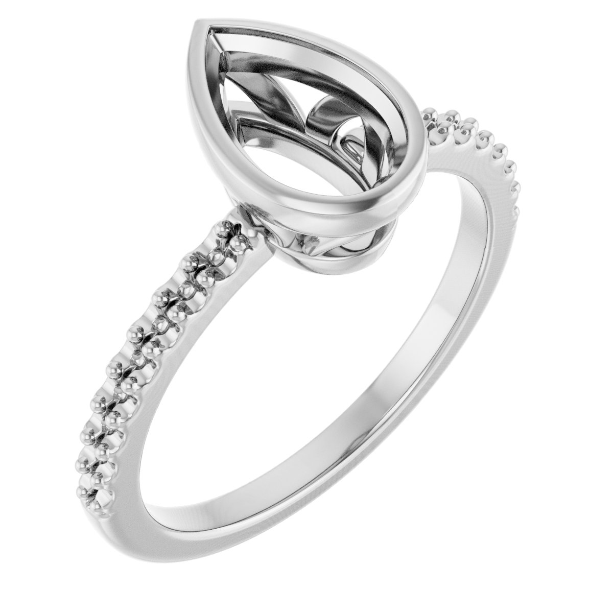 Bezel-Set Engagement Ring