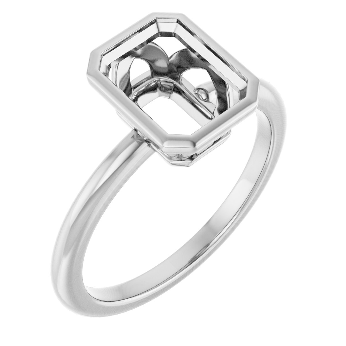 Bezel-Set Engagement Ring