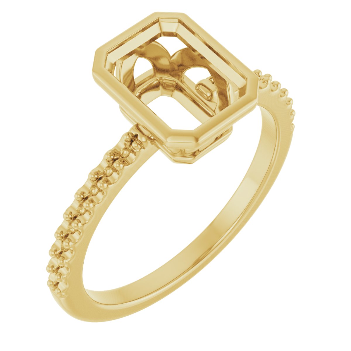 Bezel-Set Engagement Ring