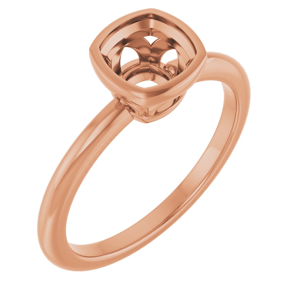 Bezel-Set Engagement Ring