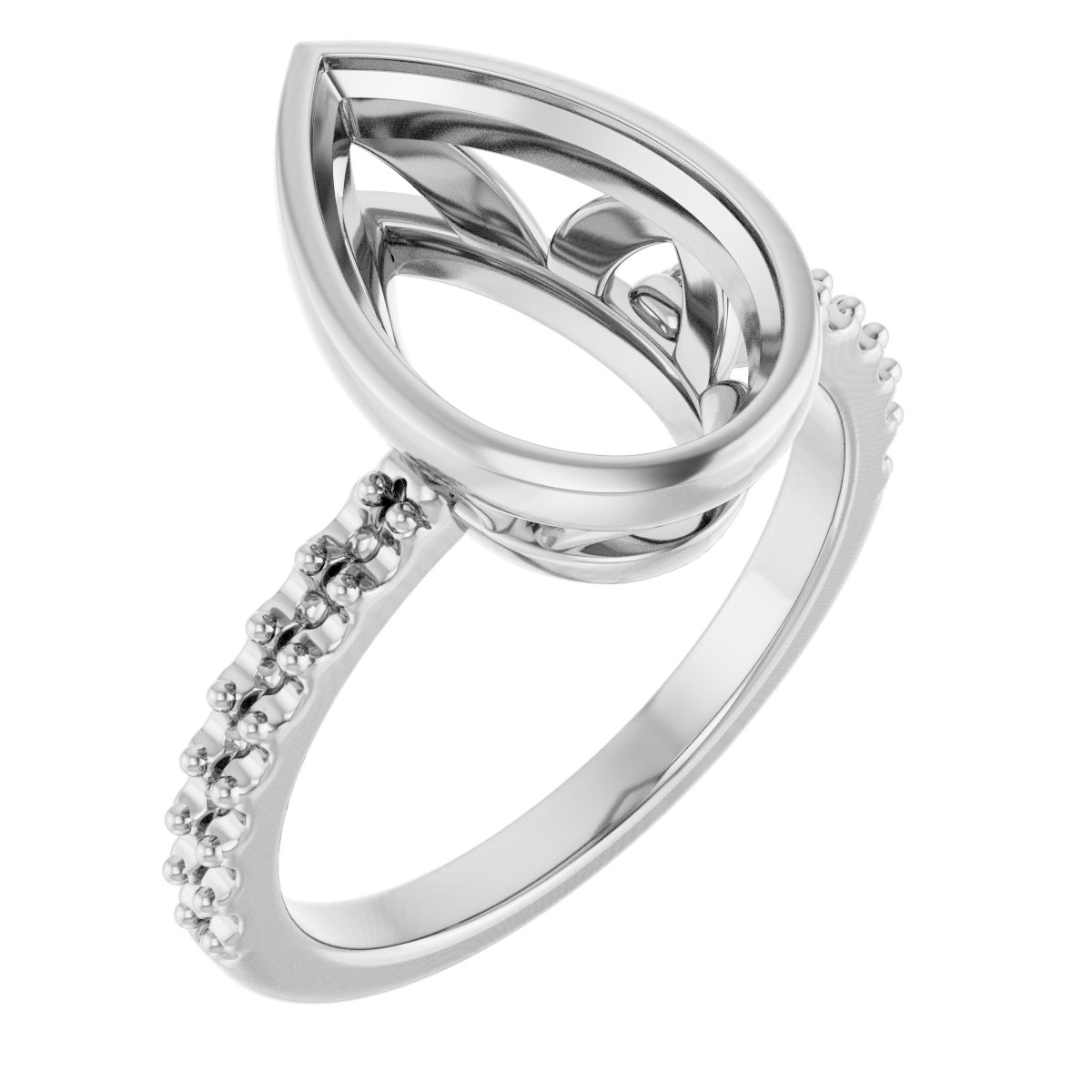 Bezel-Set Engagement Ring