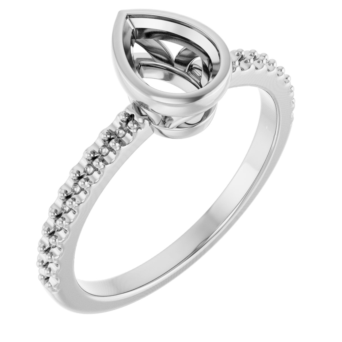 Bezel-Set Engagement Ring