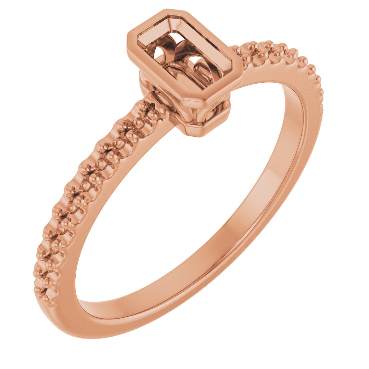 Bezel-Set Engagement Ring
