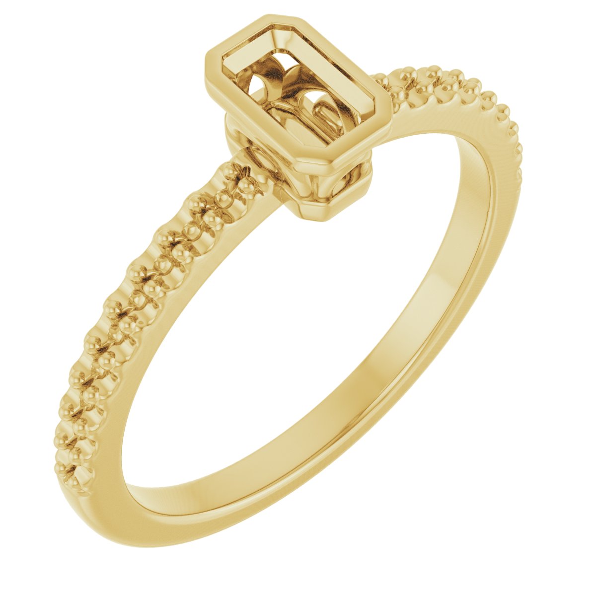 Bezel-Set Engagement Ring