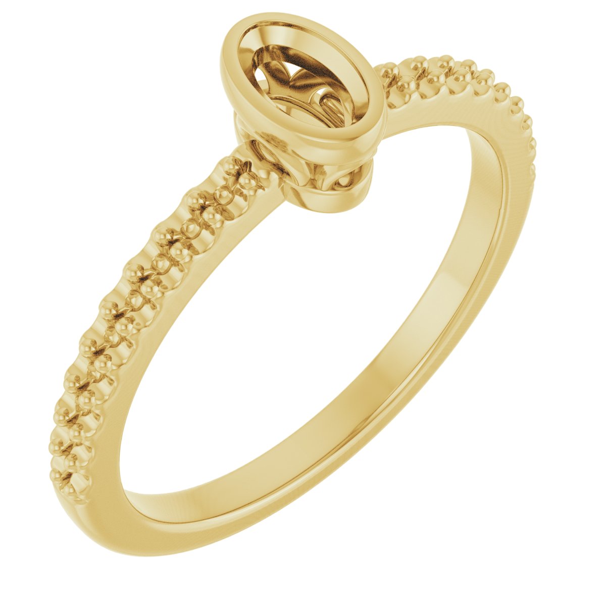 Bezel-Set Engagement Ring