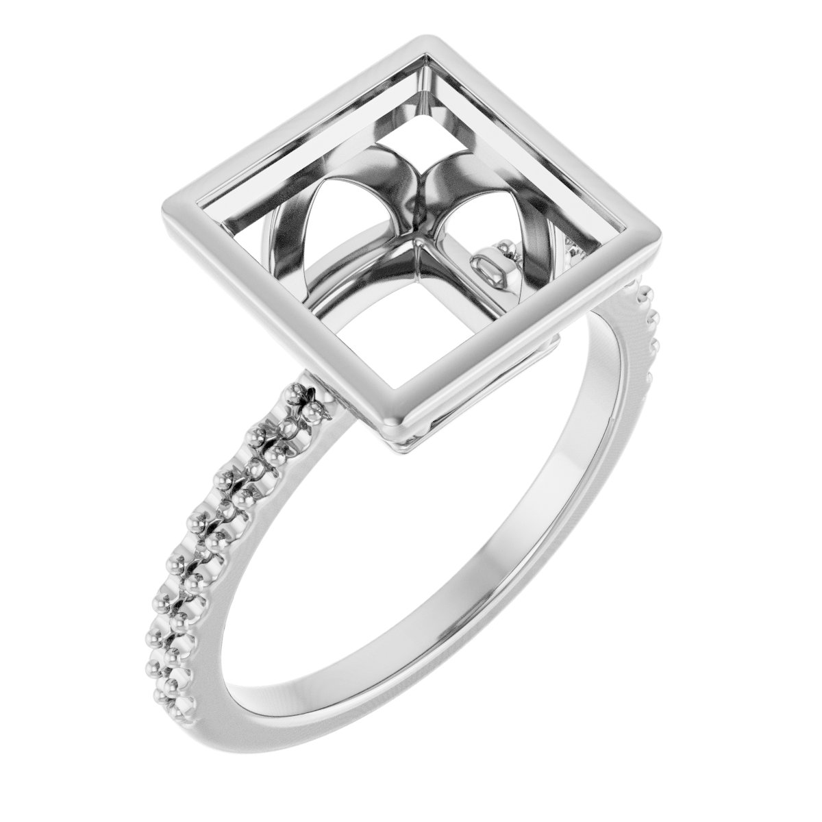 Bezel-Set Engagement Ring
