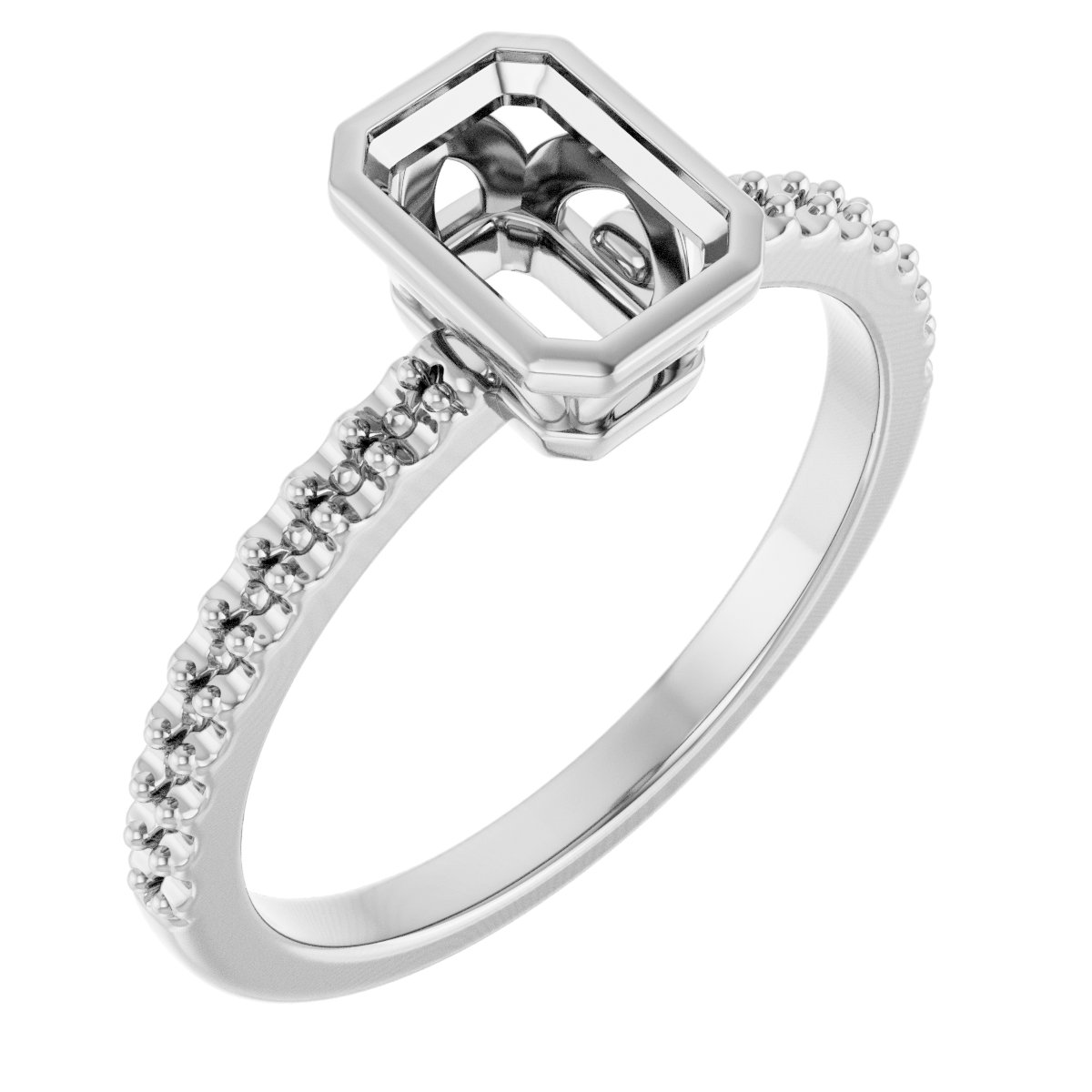 Bezel-Set Engagement Ring