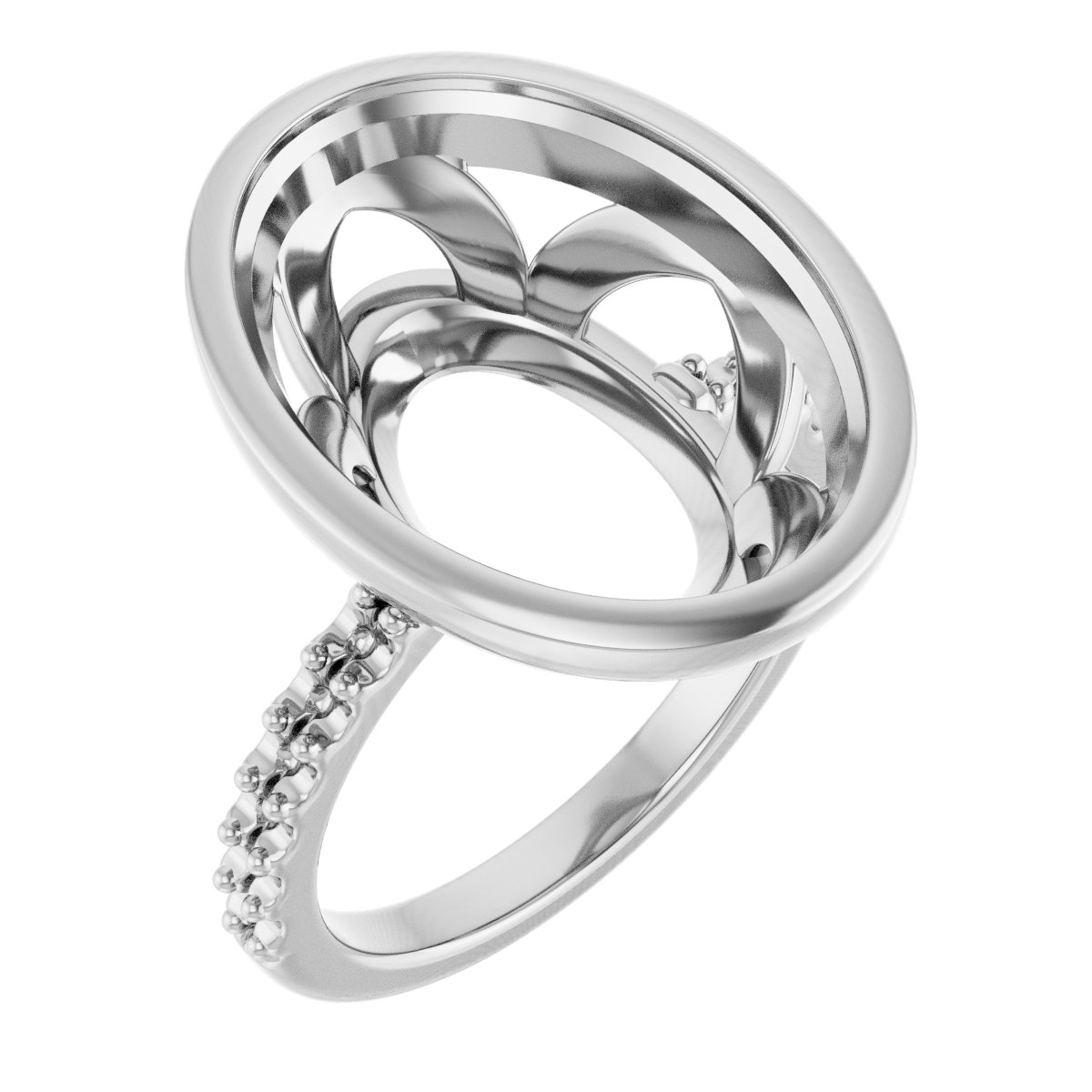 Bezel-Set Engagement Ring