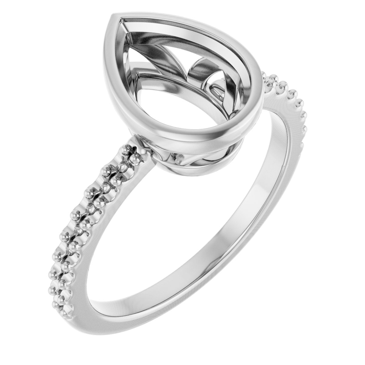Bezel-Set Engagement Ring