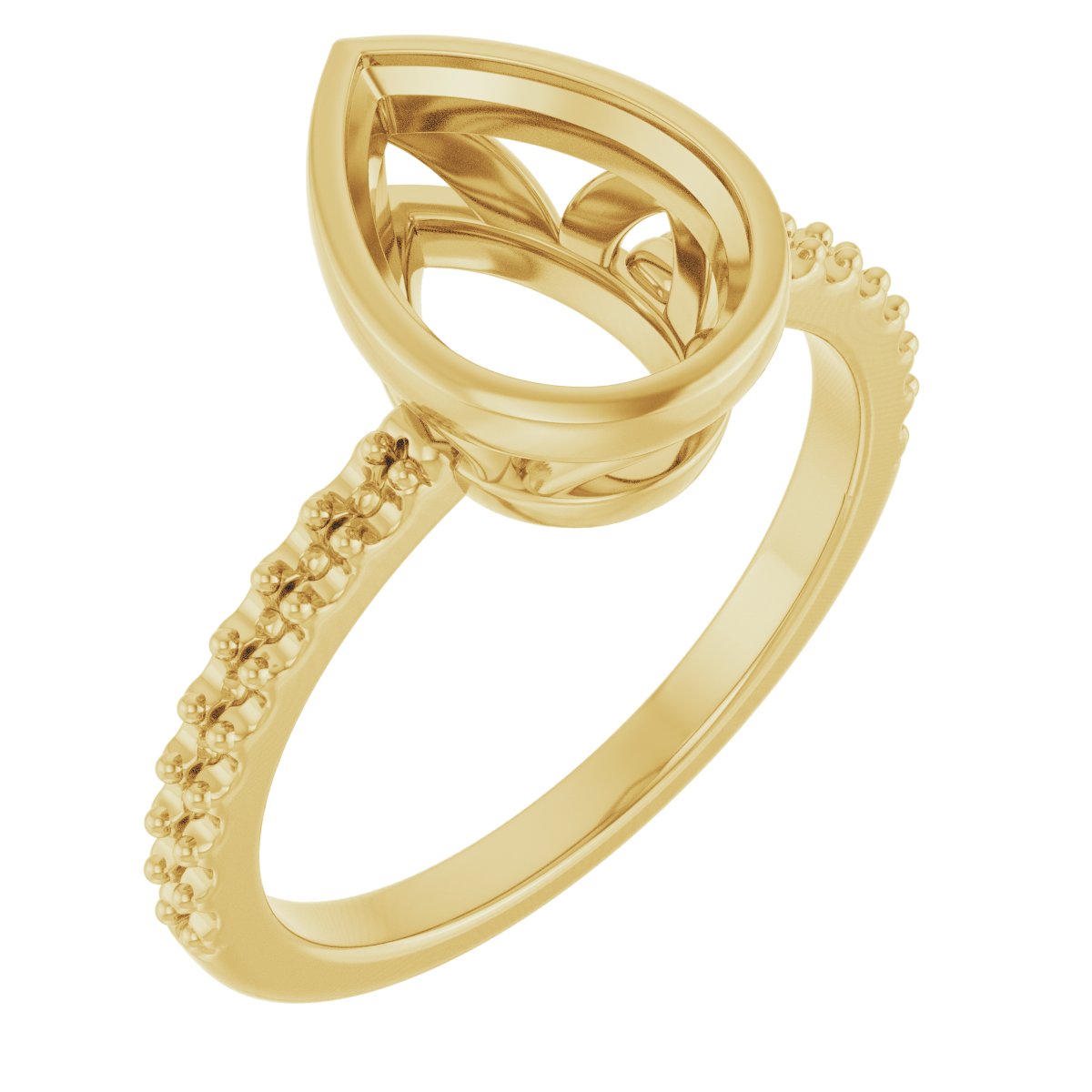 Bezel-Set Engagement Ring
