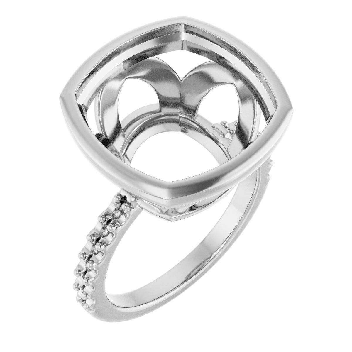 Bezel-Set Engagement Ring