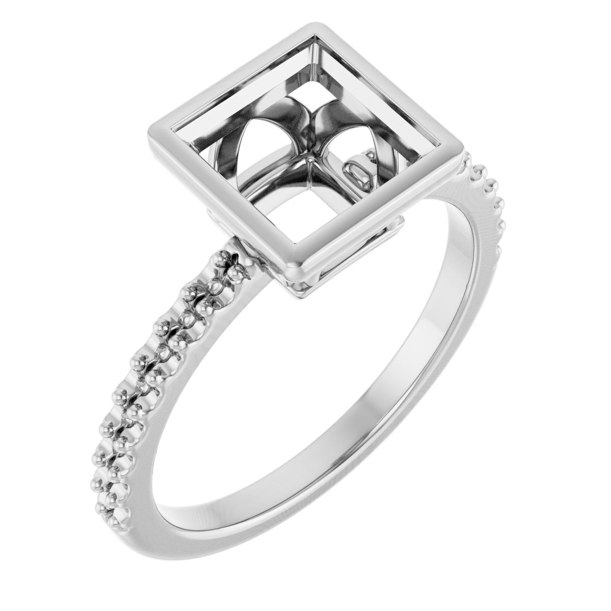 Bezel-Set Engagement Ring