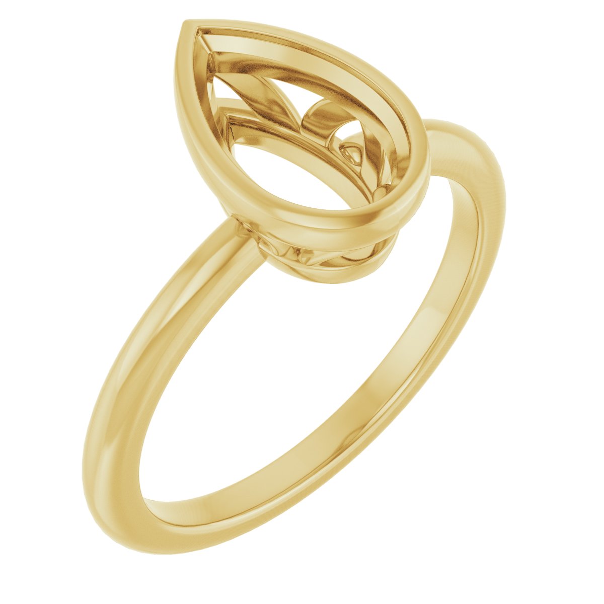 Bezel-Set Engagement Ring