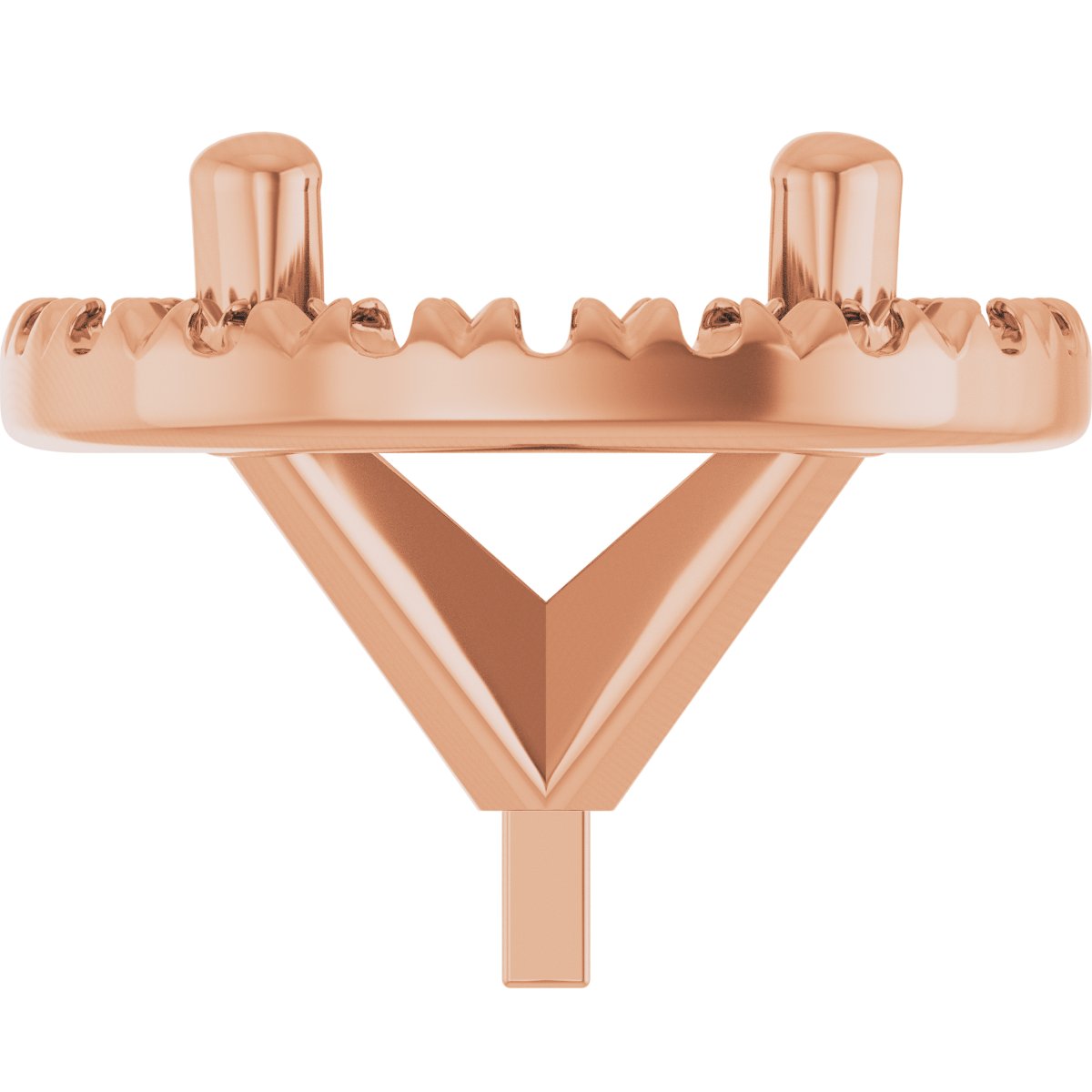 French-Set Halo-Style Peg Setting