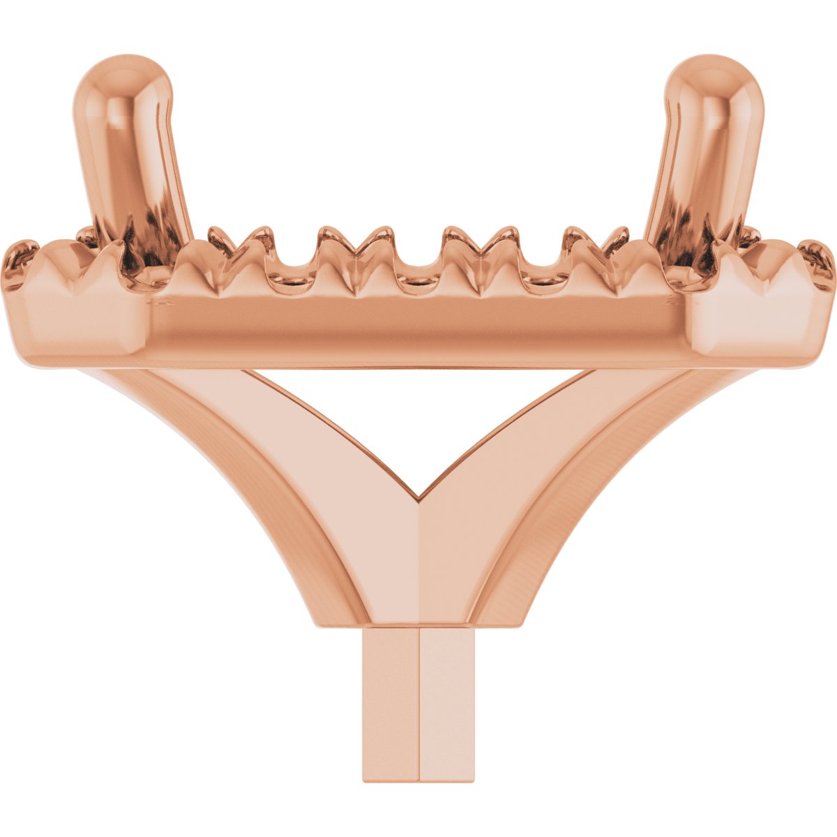 French-Set Halo-Style Peg Setting