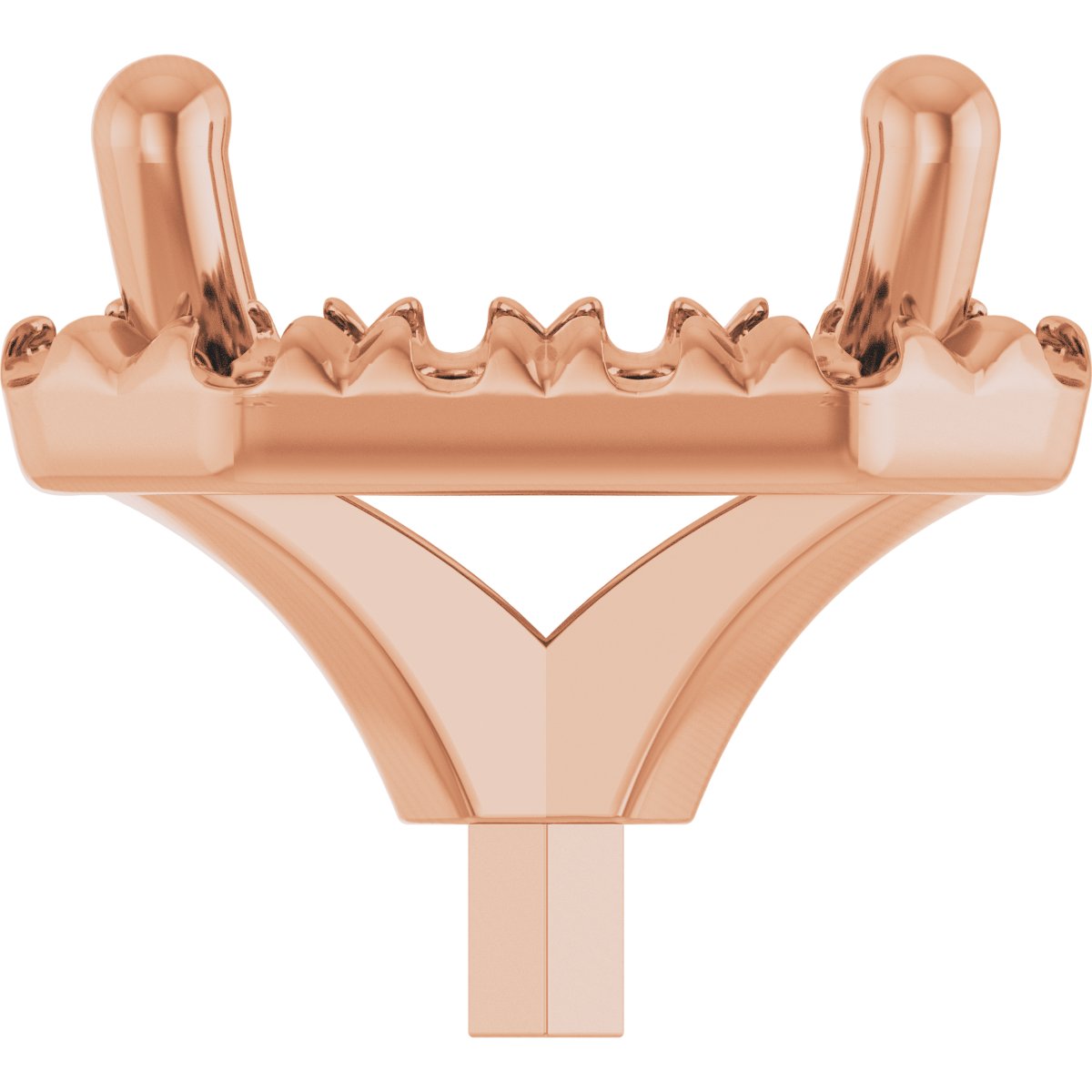French-Set Halo-Style Peg Setting