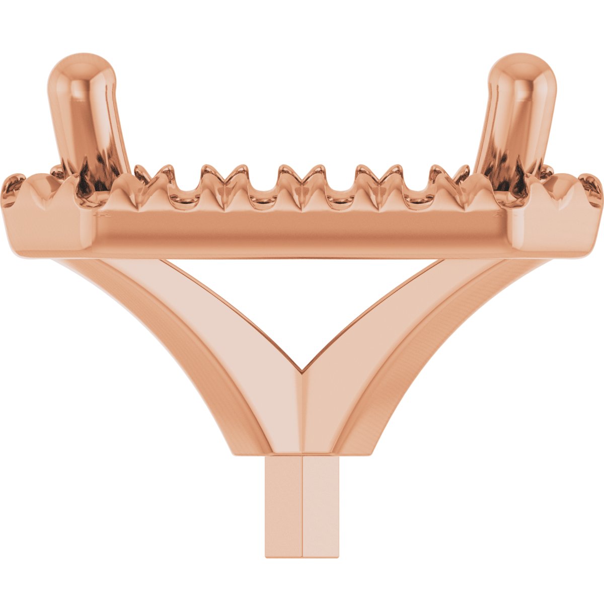 French-Set Halo-Style Peg Setting