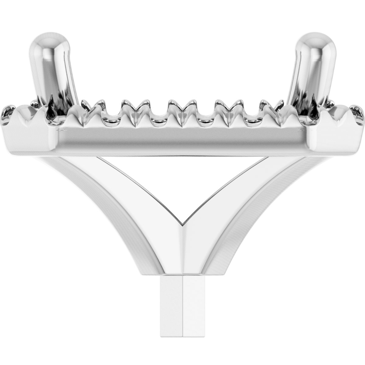 French-Set Halo-Style Peg Setting