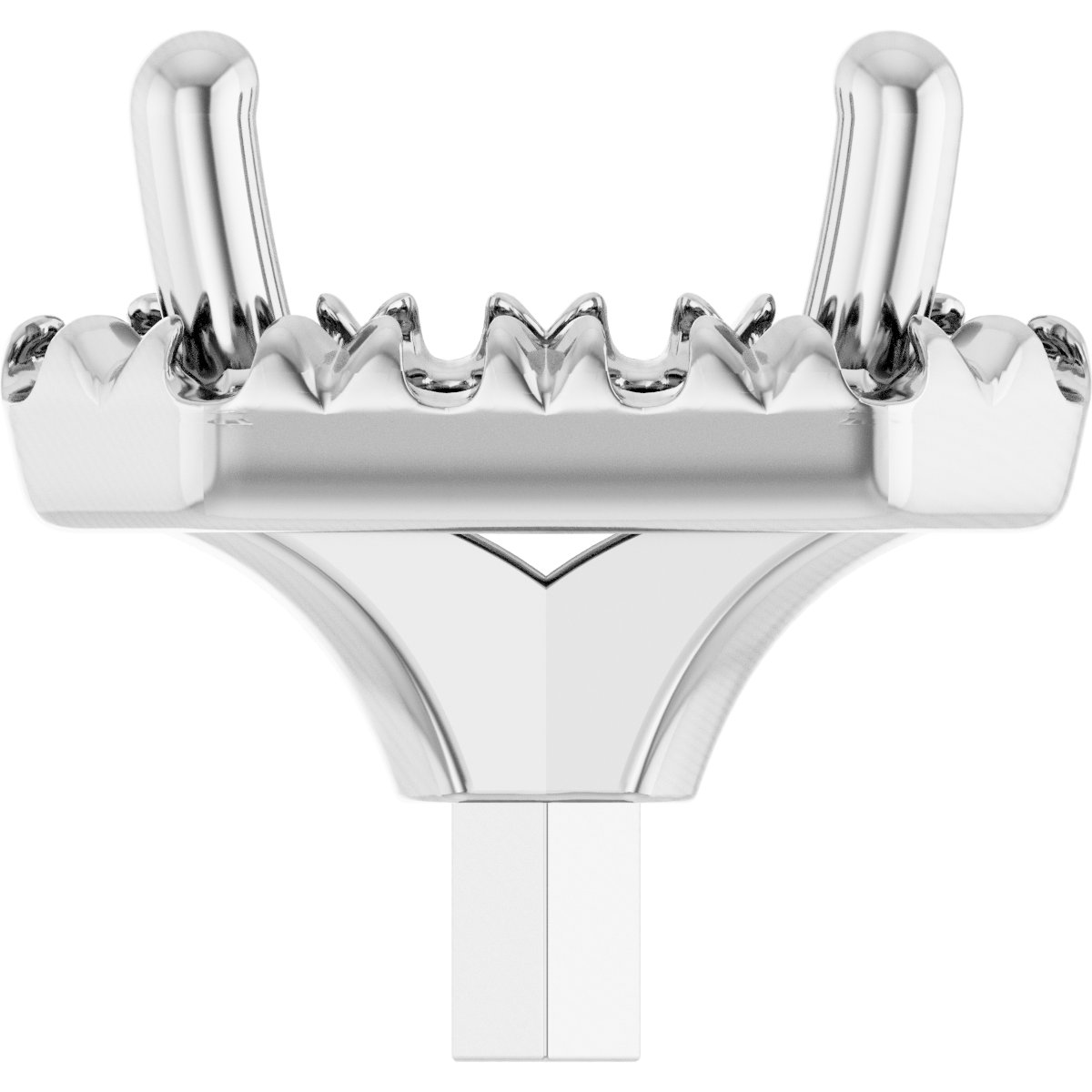 French-Set Halo-Style Peg Setting