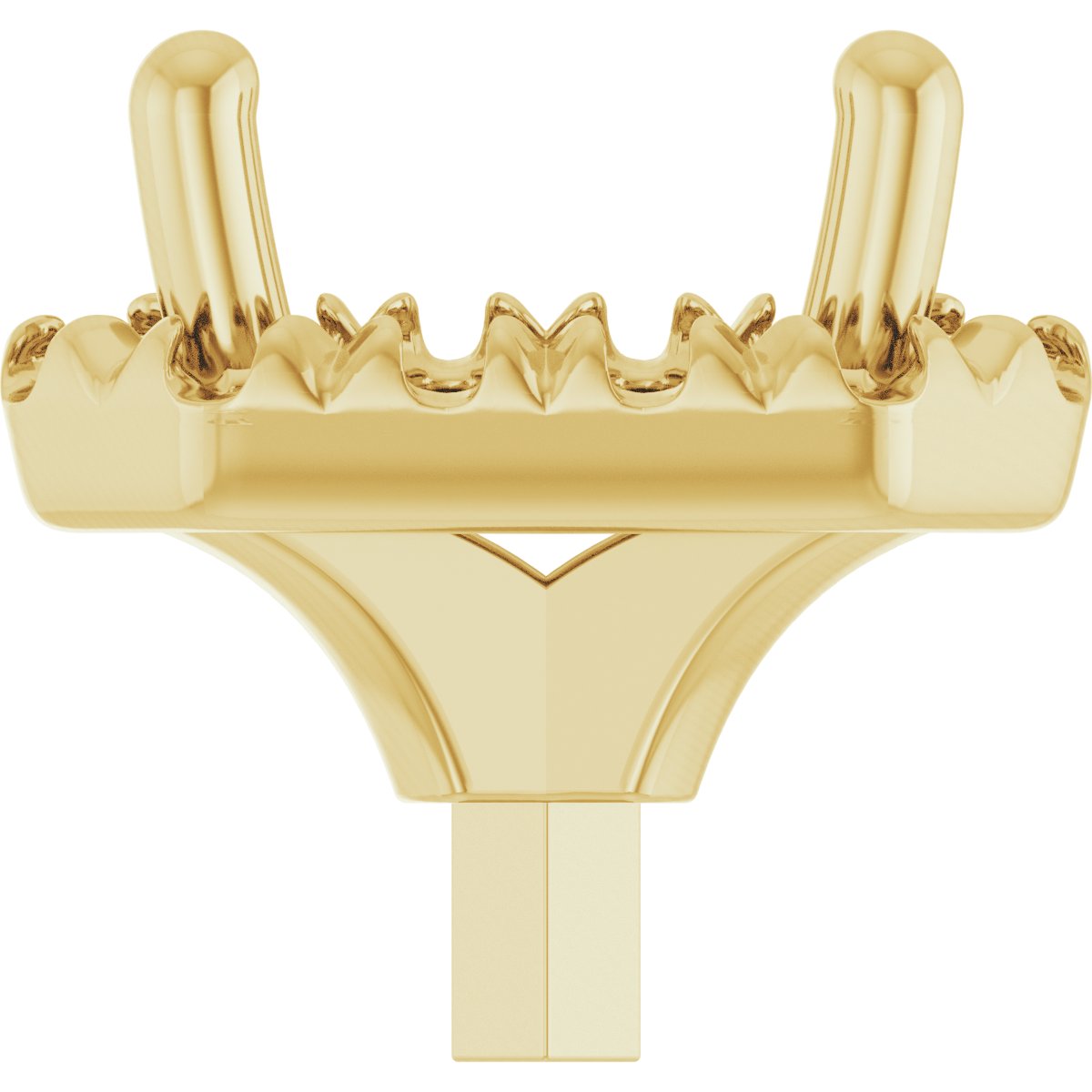 French-Set Halo-Style Peg Setting