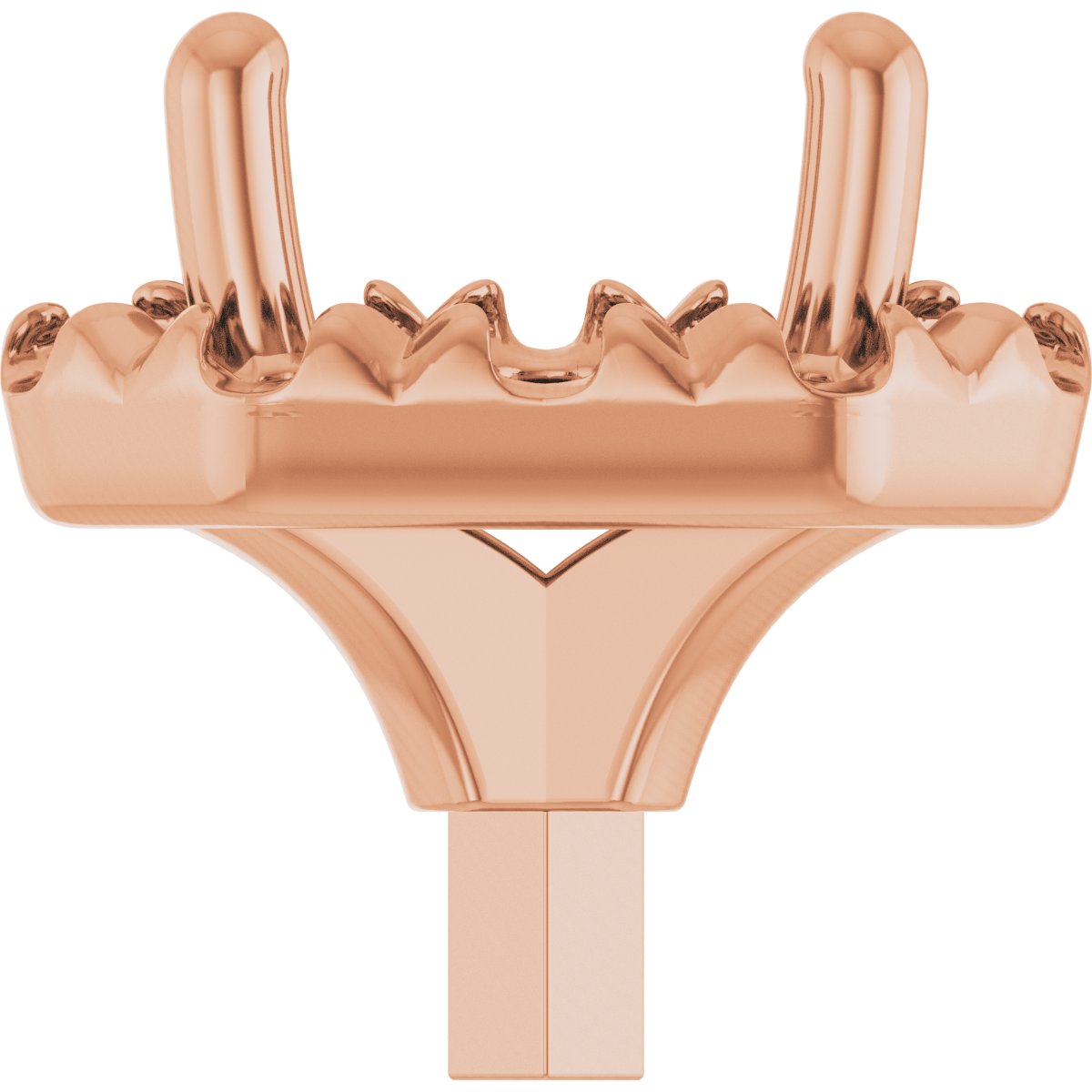 French-Set Halo-Style Peg Setting
